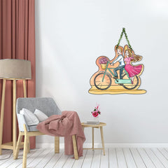 Fashcraft Couple Wooden Wall Hanging for Home Decor | Romantic Couple Gift & Valentine Wall Art