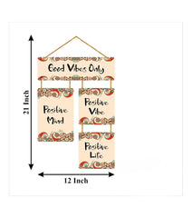 Fashcraft Motivational Quote Wooden Wall Hanging for Home & Office Decor | Inspirational Artwork for Living Room, Bedroom & Entrance