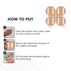 Fashcraft Dream Big Quotes Wooden Wall Hanging Set of 4 for Home Decor | Modern Wall Art for Living Room, Bedroom & Office