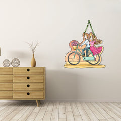 Fashcraft Couple Wooden Wall Hanging for Home Decor | Romantic Couple Gift & Valentine Wall Art