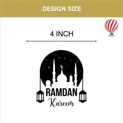 Fashcrafts 45-Piece Ramadan Mubarak Balloon Set | Eid Mubarak Latex Party Décor for Home, Indoor & Outdoor Events