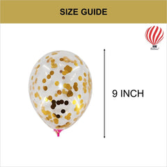 Fashcrafts 45-Piece Ramadan Mubarak Balloon Set | Eid Mubarak Latex Party Décor for Home, Indoor & Outdoor Events