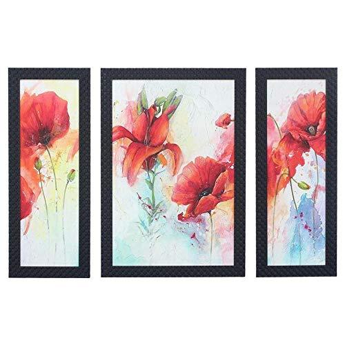 3 Large Framed UV Digital Reprint Painting