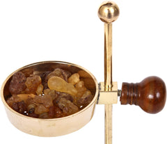 Adjustable Resin Incense Burner – Tea Light Candle & Charcoal Incense Holder for Home Fragrance & Spiritual Decor