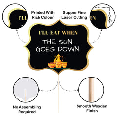 Ramadan Party Decorations Set – Ramadan Kareem Banner & Eid Mubarak Props Combo (17 Pcs) Home Décor