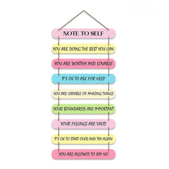Fashcraft Self-Motivation Quotes MDF Wooden Wall Hanging | Modern Inspirational Wall Art for Home & Office