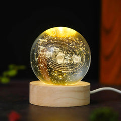 3D Crystal Moon Lamp Night Light