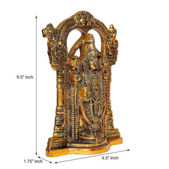Tirupati Balaji Idol – 24 cm Sri Venkateshwara Statue, Hindu God Showpiece, Spiritual Home & Pooja Décor