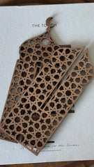 Minaret Shape Wood DIY Art & Craft Base Set for Painting & Resin Work | 11x4 & 10x3.5 Inches | 2.7mm Thickness | Pack of 2 | Cliths