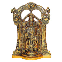 Tirupati Balaji Idol – 24 cm Sri Venkateshwara Statue, Hindu God Showpiece, Spiritual Home & Pooja Décor