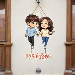 Premium Couple Wall Hanging for Home Decor | Couple Gifts Forever Together Couple Design, Valentine Gift Item for Girlfriend/Boyfriend/Husband Wife Living Room Decoration