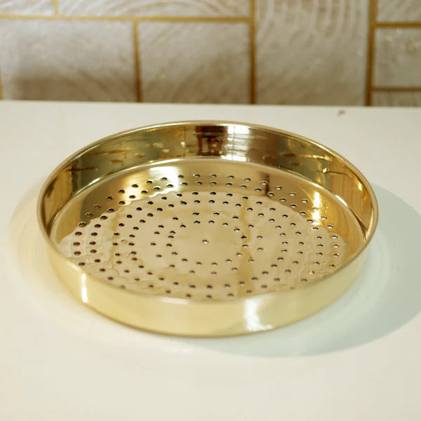 Brass Flour Sieve (Channi) | Traditional Atta Strainer for Kitchen Use