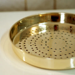 Brass Flour Sieve (Channi) | Traditional Atta Strainer for Kitchen Use