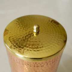 Pure Copper Tumbler | Ayurvedic Drinking Cup for Water, Health & Home Use