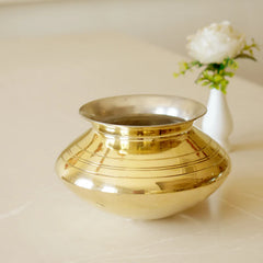 Pure Brass Handi with Tin Coating | Punjabi & Rajasthani Traditional Cookware