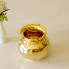 Pure Brass Pitcher (Lota/Kalash) | Traditional Water Pot for Pooja & Home Use