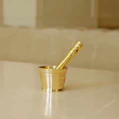 Brass Mortar & Pestle (Khalbatta / Imam Dasta) | Traditional Indian Spice Crusher