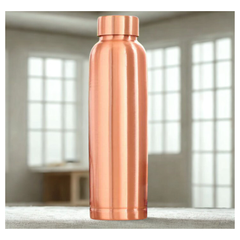 Doctor’s Choice Pure Copper Water Bottle with Ergonomic Design – Matt Finish – 750 ML