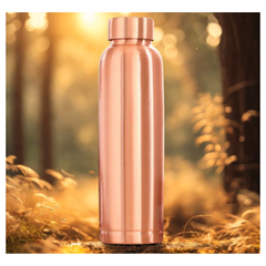 Doctor’s Choice Pure Copper Water Bottle with Ergonomic Design – Matt Finish – 750 ML
