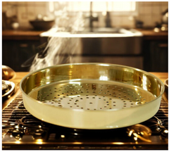 Brass Flour Sieve (Channi) | Traditional Atta Strainer for Kitchen Use
