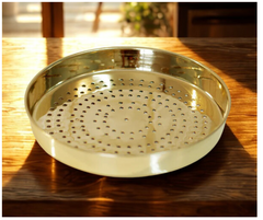 Brass Flour Sieve (Channi) | Traditional Atta Strainer for Kitchen Use
