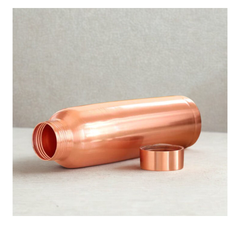 Doctor’s Choice Pure Copper Water Bottle with Ergonomic Design – Matt Finish – 750 ML