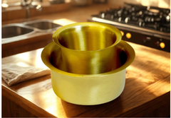Pure Brass Coffee Dabra Set-Matte Finish Traditional South Indian Filter Coffee Cup