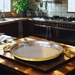 Pure Brass Dosa Tawa | Traditional South Indian Dosa Pan for Crispy Dosas