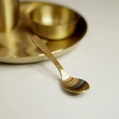 Kansa Baby Bhog Set (4-Piece) | Copper Tumbler & 8-Inch Plate for Feeding & Pooja