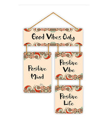 Fashcraft Motivational Quote Wooden Wall Hanging for Home & Office Decor | Inspirational Artwork for Living Room, Bedroom & Entrance