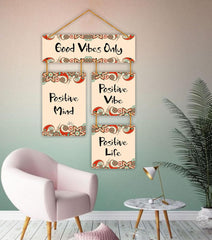 Fashcraft Motivational Quote Wooden Wall Hanging for Home & Office Decor | Inspirational Artwork for Living Room, Bedroom & Entrance